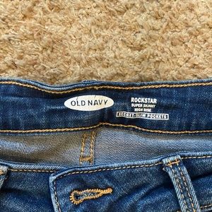 Rock star super skinny high rise size 2